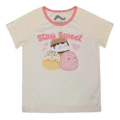 Squishmallows Stay Sweet Youth Girls Pajama Set