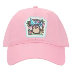 Squishmallows Beach Scene Cradle Pink Baseball Cap