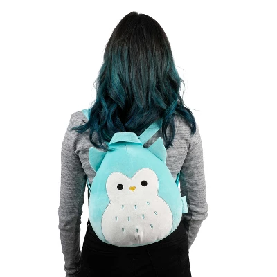 Squishmallows 3D Winston The Owl 14 Inch Plush Mini Backpack - Image 2