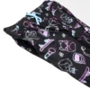 Squishmallows Neon Line Art AOP Women's Black Sleep Pajama Pants