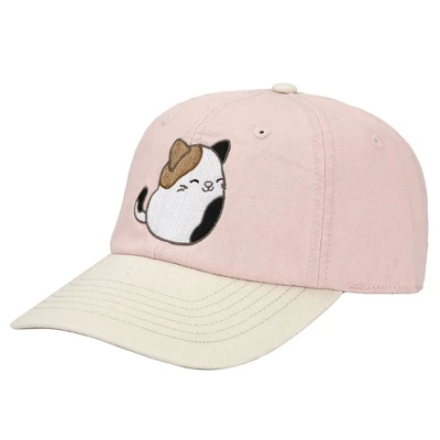 Squishmallows Cam The Cat Pink Traditional Adjustable Hat - Image 2
