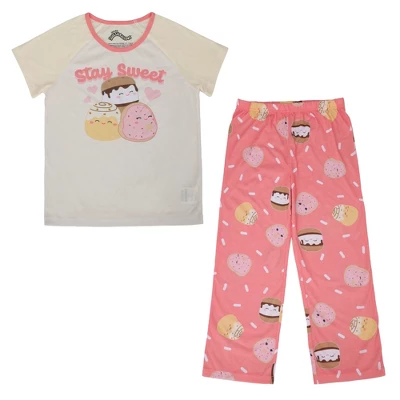 Squishmallows Stay Sweet Youth Girls Pajama Set - Image 8