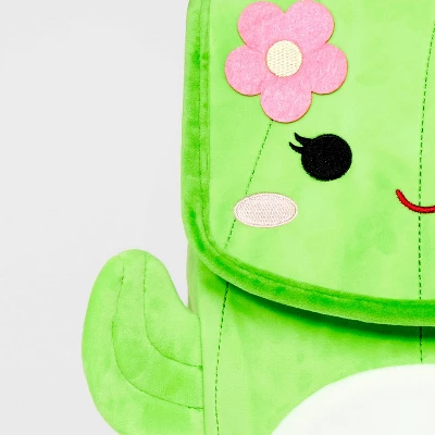 Squishmallows Kids' Squishmallow Cactus 11.6" Flap Backpack - Green - Image 3